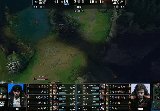 BLG力克FNC，Inspired打出惊人五杀宿敌对决成都决赛之夜，留下经典瞬间